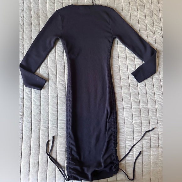 Lioness Military Minds Long Sleeve Black Mini Dress - Medium - Picture 8 of 9